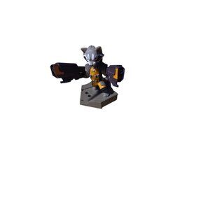 Disney Infinity 2.0 Marvel Guardians of the Galaxy Rocket Raccoon Figure Used